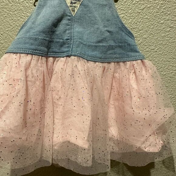 OshKosh B’Gosh Unicorn Girl Dress Overalls Size 2T - Picture 7 of 9